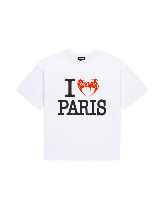 I LOVE PARIS WHITE TEE